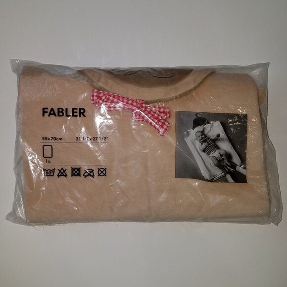 IKEA Fabler (NEW) Changing Mat (PREOWNED) Teddy Bear Lovey Plush Heart Baby Lot - Picture 2 of 8